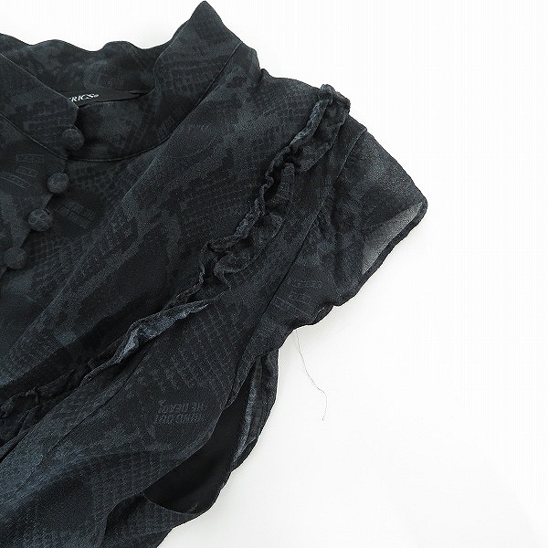 実際に弊社で買取させて頂いたHYSTERICS/ヒステリックス ヒステリックグラマー SNAKE/スネーク 総柄 キャップスリーブワンピース 05173AO01 FREEの画像 5枚目