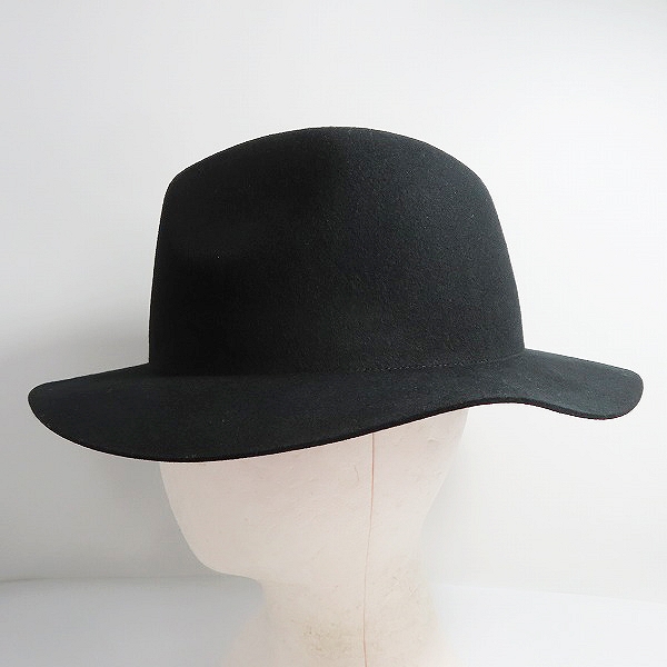 実際に弊社で買取させて頂いたNO ID./ノーアイディ ウールハット/ブラックの画像 1枚目