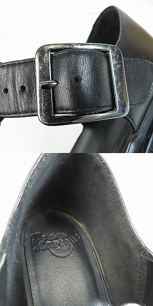 実際に弊社で買取させて頂いたDr.Martens/ドクターマーチン ADAYA/アダヤ ウェッジソール クロスストラップサンダル 15767001/UK5の画像 6枚目