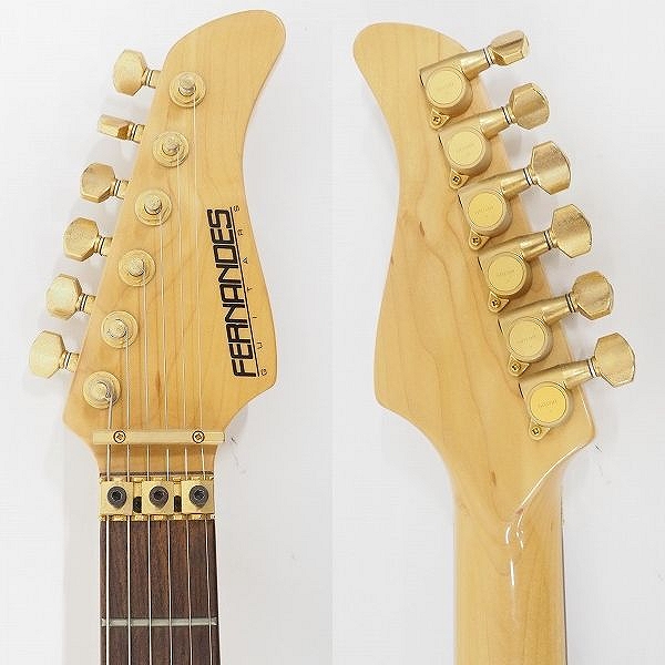 実際に弊社で買取させて頂いた★FERNANDES/フェルナンデス FR-125S・99 コイルタップ・サスティナー搭載 エレキギター ハードケース付の画像 3枚目