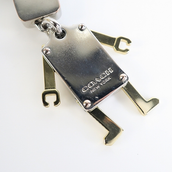 実際に弊社で買取させて頂いたCOACH/コーチ キーホルダー ロボット型 の画像 4枚目