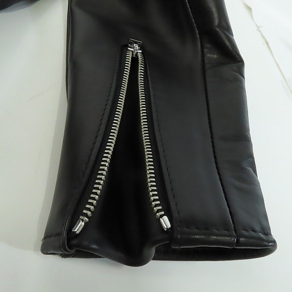 実際に弊社で買取させて頂いたSchott/ショット 41XX 60’S STAND RIDERS シングルラダースジャケット 牛革 7823150023 34の画像 7枚目