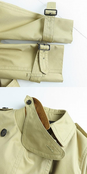 実際に弊社で買取させて頂いたCOACH/コーチ シグネチャー柄切替 トレンチコート 89627の画像 7枚目