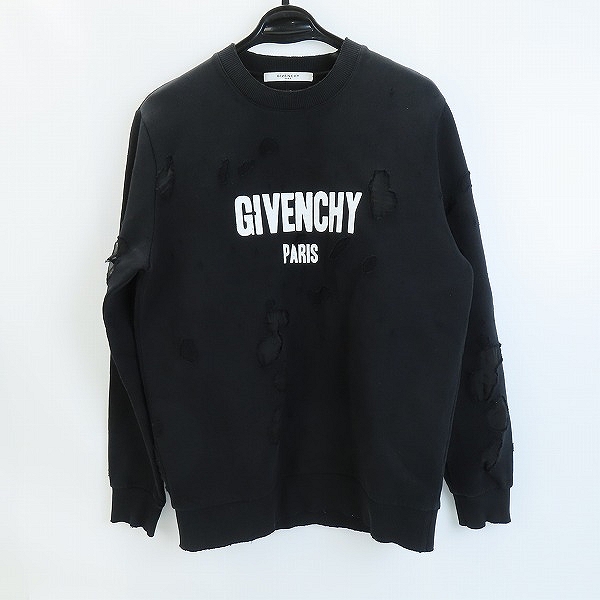 実際に弊社で買取させて頂いた【JPタグ】GIVENCHY/ジバンシィ デストロイ ダメージ加工 スウェットトレーナー 17S 7348 653/S