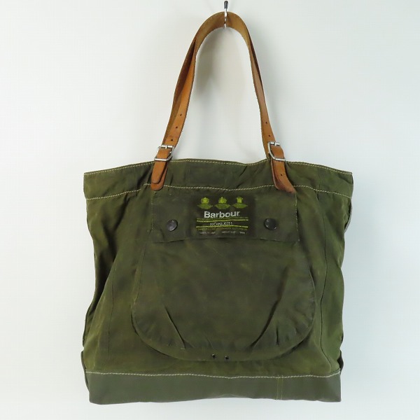 実際に弊社で買取させて頂いたBarbour/バブアー オイルド トートバッグ