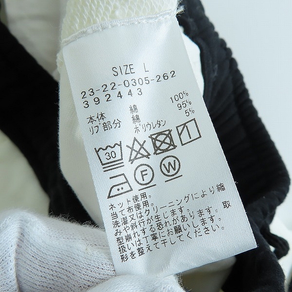 実際に弊社で買取させて頂いた【未使用】BEAMS/ビームス IG  2color swt パンツ インターナショナルギャラリー別注/Lの画像 4枚目
