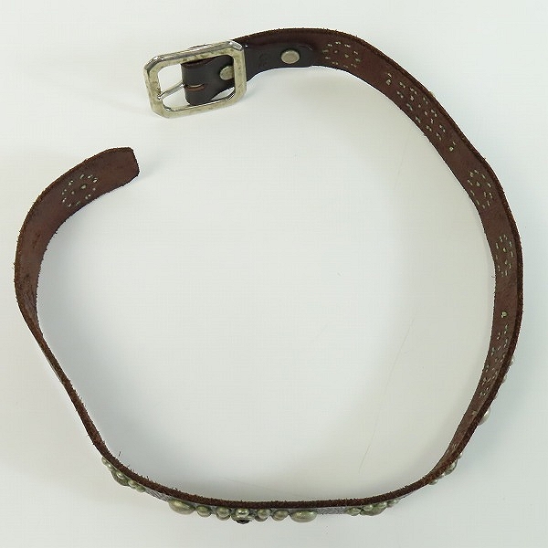 実際に弊社で買取させて頂いたHTC/Hollywood Trading Company/エイチティーシー キッズ スタッズ/コンチョ ベルト 60の画像 8枚目