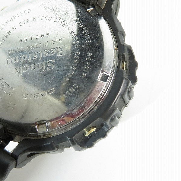 実際に弊社で買取させて頂いたG-SHOCK/Gショック 初代FROGMAN/フロッグマン DW-6300-1B【動作未確認】の画像 6枚目