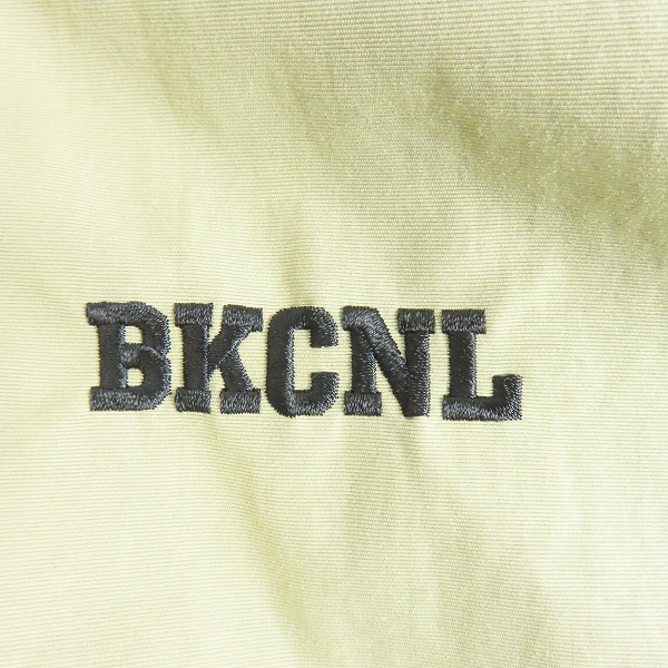 実際に弊社で買取させて頂いたBack Channel/バックチャンネル ナイロンジャケット ワンポイントロゴ刺繍 Mの画像 3枚目