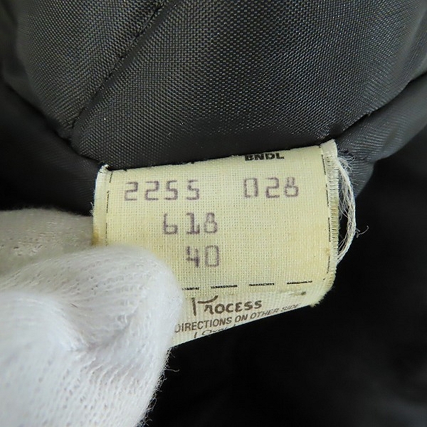 実際に弊社で買取させて頂いたPERFECTO by Schott/パーフェクト バイ ショット ダブルライダースジャケット ブラック/40の画像 3枚目