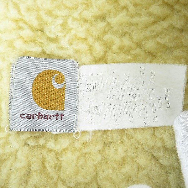 実際に弊社で買取させて頂いたCarhartt/カーハート ダック地 ボア ワークベスト Lの画像 2枚目