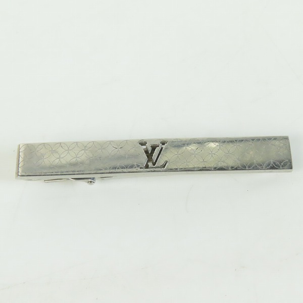 実際に弊社で買取させて頂いたLOUIS VUITTON/ルイヴィトン LVロゴ パンス・クラヴァット・シャンゼリゼ ネクタイピン M65042の画像 1枚目