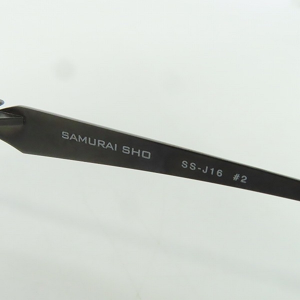 実際に弊社で買取させて頂いたSAMURAI SHO/サムライ翔 眼鏡/メガネフレーム/アイウェア/SS-J16 ＃2の画像 6枚目