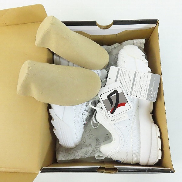 実際に弊社で買取させて頂いたFILA/フィラ Disruptor II PREMIUM/ディスラプター 2 プレミアム スニーカー F0499 /24の画像 8枚目