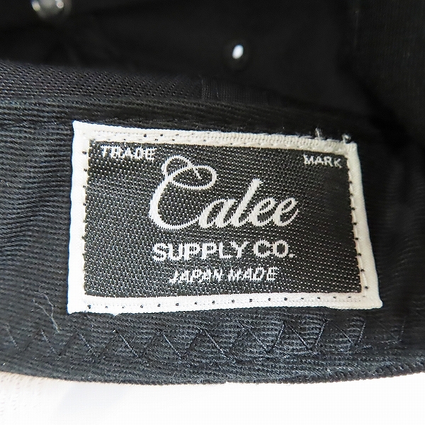 実際に弊社で買取させて頂いたCALEE/キャリー Univ. embroidery cap ロゴ キャップ CL-22AW025の画像 5枚目