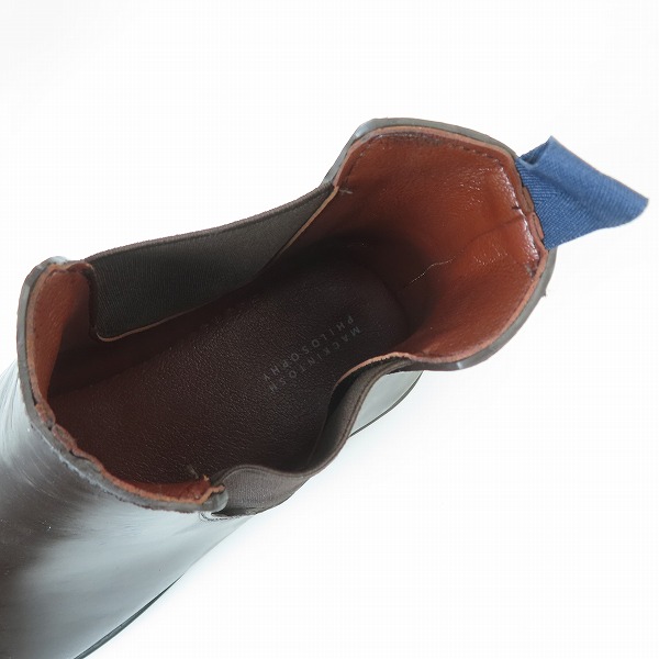 実際に弊社で買取させて頂いたMACKINTOSH PHILOSOPHY/マッキントッシュ フィロソフィー レイン サイドゴアブーツ/44/Lの画像 4枚目