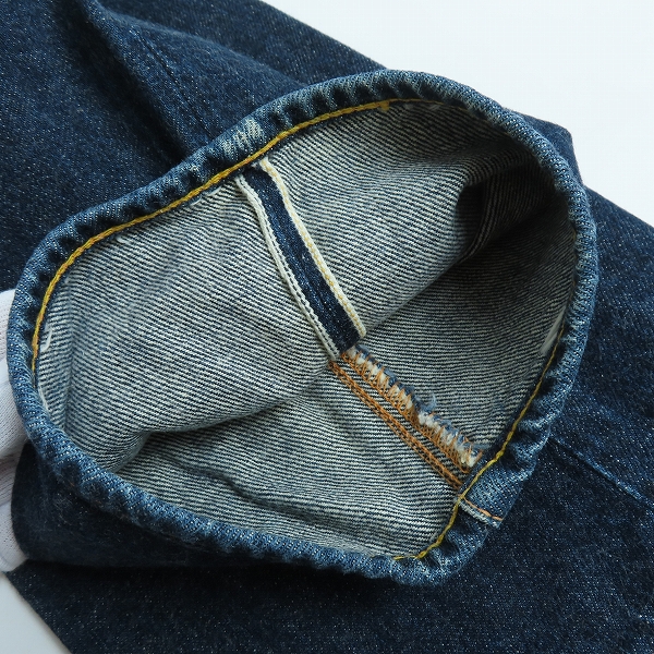 実際に弊社で買取させて頂いたEVISU/エヴィス No2 Lot.2000 カモメ プリント ボタンフライ デニムパンツ/29×35の画像 7枚目