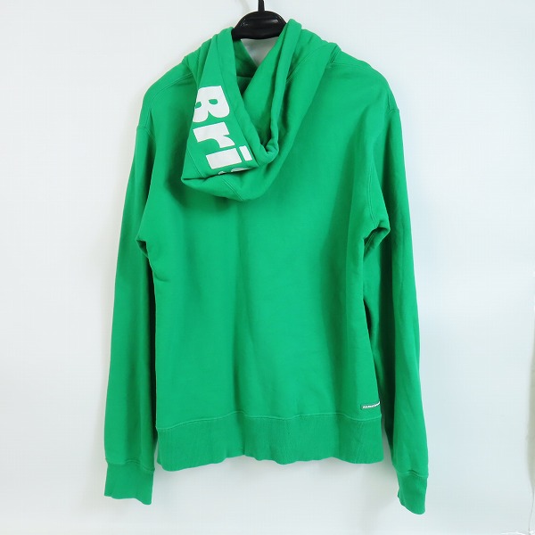 実際に弊社で買取させて頂いたF.C.Real Bristol/エフシーレアルブリストル 22SS LOGO APPLIQUE PULLOVER SWEAT HOODIE パーカー FCRB-220054/Mの画像 1枚目