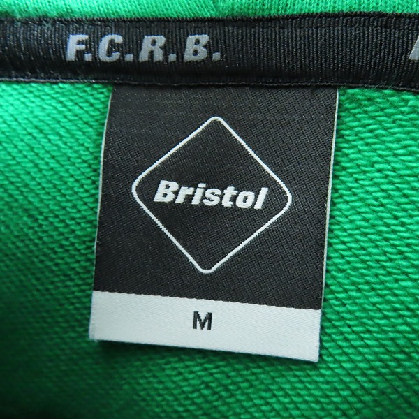 実際に弊社で買取させて頂いたF.C.Real Bristol/エフシーレアルブリストル 22SS LOGO APPLIQUE PULLOVER SWEAT HOODIE パーカー FCRB-220054/Mの画像 2枚目