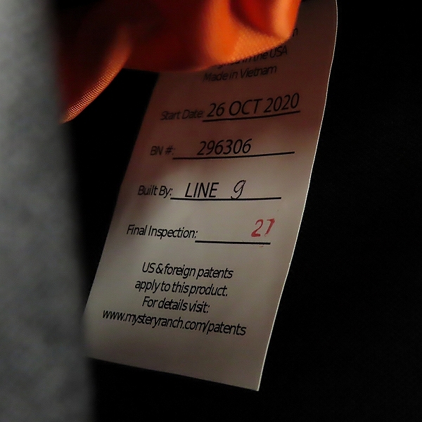 実際に弊社で買取させて頂いたMYSTERY RANCH/ミステリーランチ ワイルドファイヤーブラック 3WAY ハンド/ショルダーバッグ/バックパック の画像 5枚目