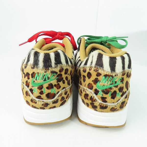 実際に弊社で買取させて頂いたNIKE×ATMOS/ナイキ×アトモス AIR MAX 1 DLX/エアマックス1 アニマルパック 2.0 AQ0928-700/26の画像 1枚目