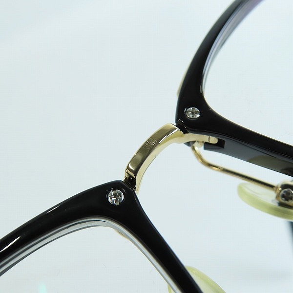 実際に弊社で買取させて頂いた999.9/フォーナインズ M-100 シリーズ SUMMARY フルリム メガネフレーム アイウェア/眼鏡 M-100の画像 7枚目
