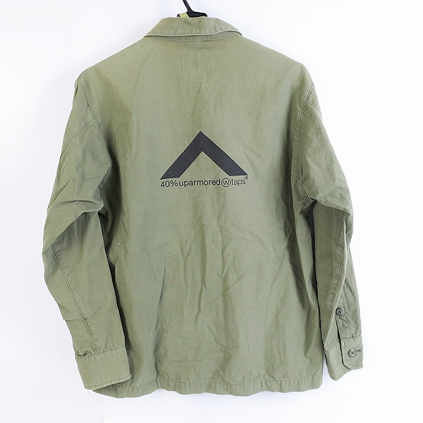 実際に弊社で買取させて頂いたWTAPS/ダブルタップス BUDS LS/SHIRT. COTTON.RIPSTOP/コットン/リップストップ ミリタリー シャツ 192BRDT-SHM02/1の画像 1枚目