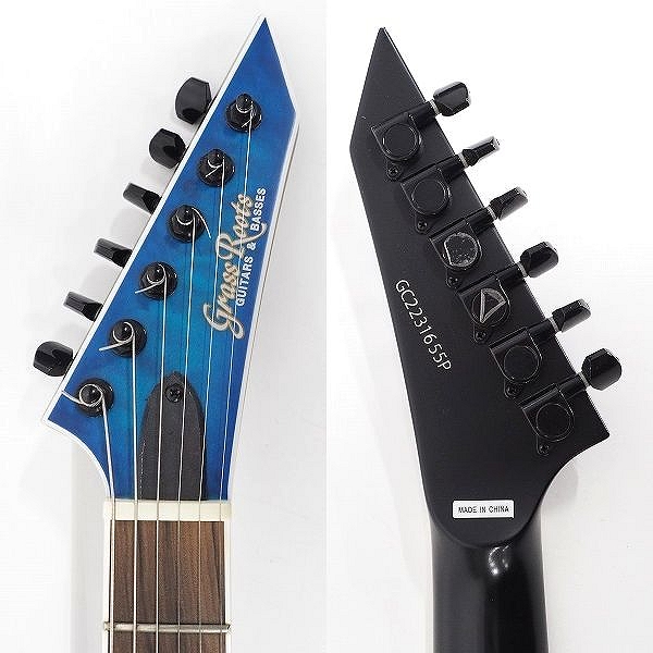 実際に弊社で買取させて頂いた★GrassRoots/グラスルーツ G-HORIZON エレキギター ソフトケース付の画像 2枚目