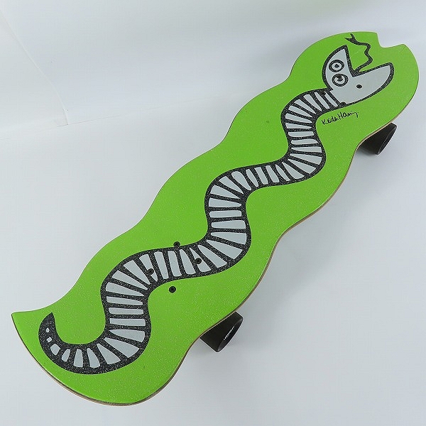 実際に弊社で買取させて頂いたKeith Haring × Alien Workshop/キースヘリング × エイリアンワークス スネーク デッキスケートボードの画像 1枚目