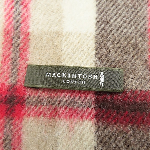 実際に弊社で買取させて頂いたMACKINTOSH PHILOSOPHY/マッキントッシュ フィロソフィー チェックマフラーの画像 1枚目