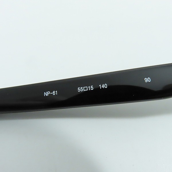 実際に弊社で買取させて頂いた999.9/フォーナインズ メガネフレーム アイウェア NP-61の画像 5枚目