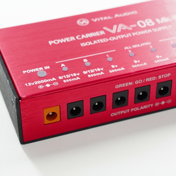 実際に弊社で買取させて頂いたVITAL AUDIO/バイタルオーディオ VA-08 MK II エフェクター用 パワーサプライ 動作確認済みの画像 3枚目