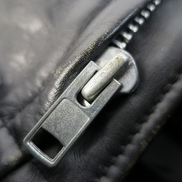 実際に弊社で買取させて頂いたSchott/ショット ボアライナー ライダース ジャケット /40の画像 3枚目