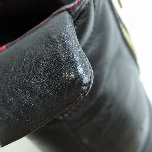 実際に弊社で買取させて頂いたDIESEL/ディーゼル サイドジップ レザー ハイカットスニーカー 27の画像 8枚目