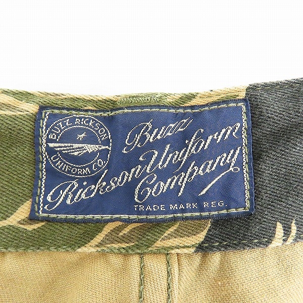 実際に弊社で買取させて頂いたBUZZ RICKSON'S/バズリクソンズ  GOLD TIGER TYPEⅡ/ゴールド タイガー カーゴ ショートパンツ BR51733/XLの画像 3枚目