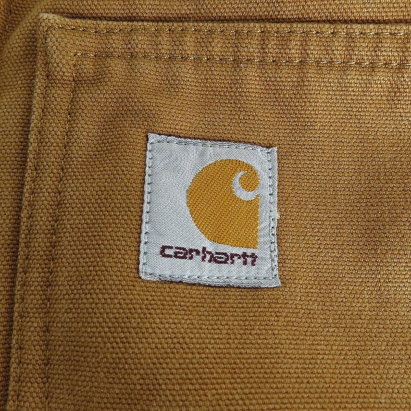 実際に弊社で買取させて頂いたCarhartt/カーハート ウォッシュドダックインシュレイティッドアクティブジャケット 104050 ブラウン/Mの画像 4枚目