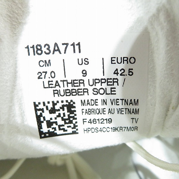 実際に弊社で買取させて頂いたOnitsuka Tiger/オニツカタイガー メキシコ 66SD スリッポン クリーム 1183A711-100/27.0の画像 5枚目