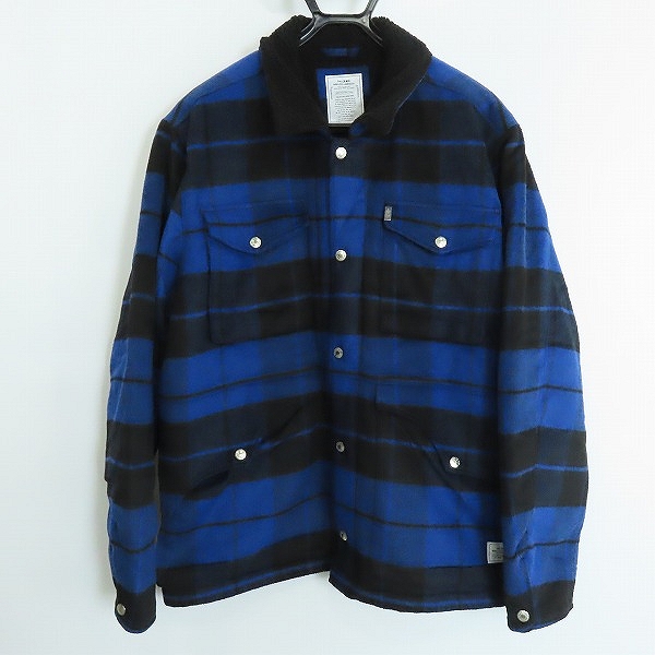 実際に弊社で買取させて頂いたCRIMIE/クライミー ウールチェックカバーオール/CR1-02L5-JK35/XXL