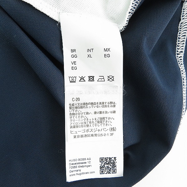 実際に弊社で買取させて頂いたHUGO BOSS/ヒューゴボス MOISTURE MANAGEMENT スリムフィットポロシャツ/XLの画像 4枚目