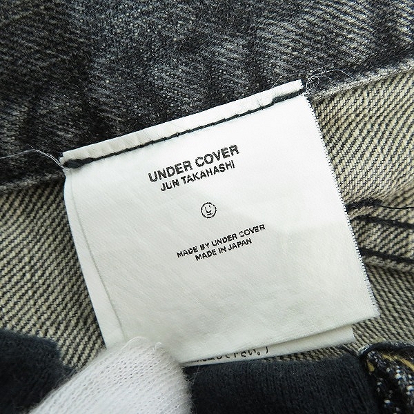 実際に弊社で買取させて頂いたUNDERCOVER/アンダーカバー アーカイブ 02AW 魔女期 ハギ 切り替えパンツ Mの画像 4枚目