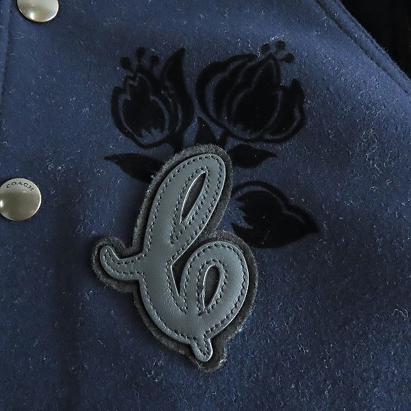 実際に弊社で買取させて頂いたCOACH/コーチ ウール スタジャン/4の画像 5枚目