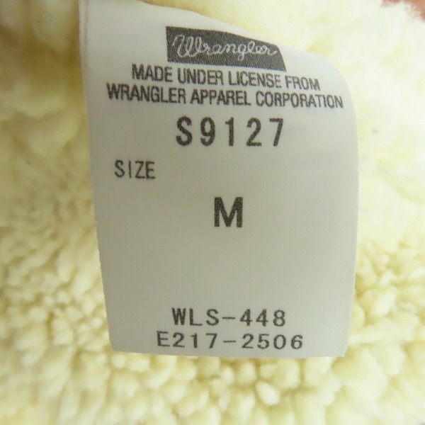 実際に弊社で買取させて頂いたWrangler×nano universe/ラングラー×ナノユニバース/裏ボア ランチジャケット S9127/Mの画像 4枚目