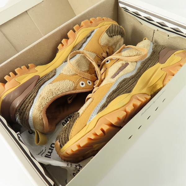 実際に弊社で買取させて頂いたUMBRO×atmos×24karats/アンブロ×アトモス×24カラッツ ボア/コーデュロイ スニーカー UL2SKC24BR/23.5の画像 8枚目