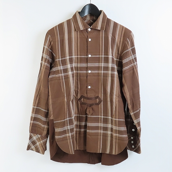 実際に弊社で買取させて頂いたNUMBER NINE/ナンバーナイン アーカイブ 09SS THE LONESOME HEROES期 プルオーバーチェックシャツ S09-NS008B/2