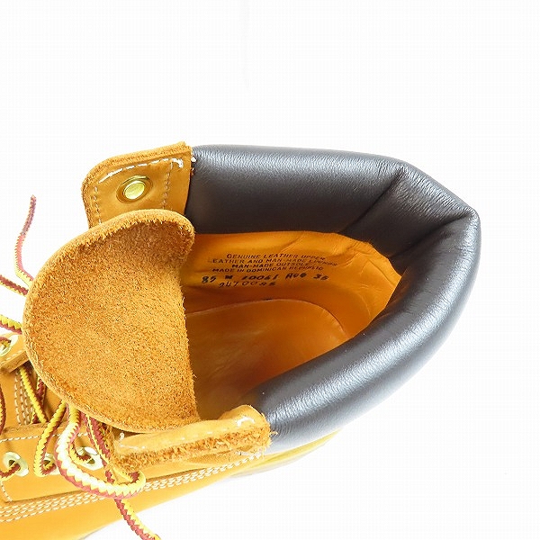 実際に弊社で買取させて頂いたTimberland/ティンバーランド プレミアム 6インチ ウォータープルーフ ブーツ 10061 8.5の画像 4枚目