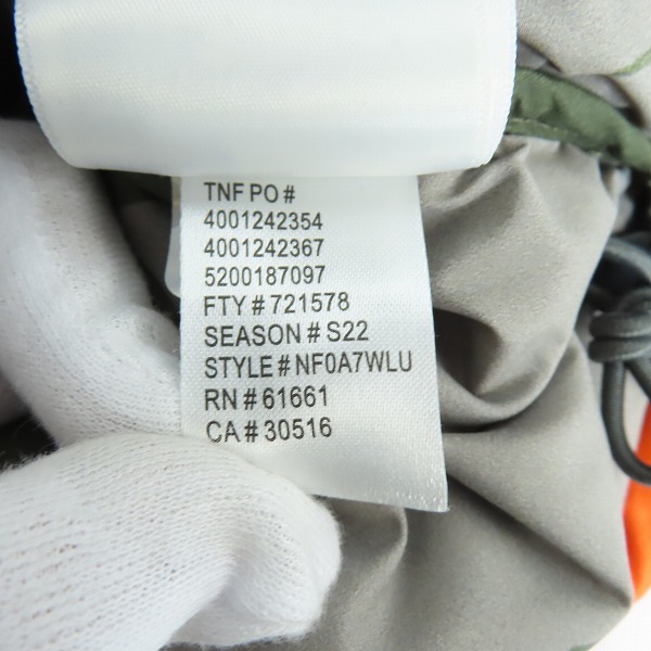 実際に弊社で買取させて頂いたTHE NORTH FACE × KAWS/ノースフェイス×カウズ 21AW Retro 1996 Nuptse Jacket/ヌプシジャケット NF0A7WLU/XSの画像 7枚目