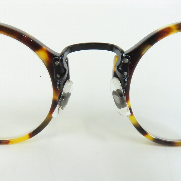 実際に弊社で買取させて頂いたOLIVER PEOPLES/オリバーピープルズ 度入り眼鏡/メガネフレーム/アイウェア 1955 雅 Limited Editionの画像 4枚目