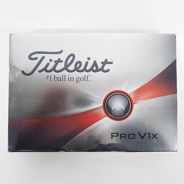 実際に弊社で買取させて頂いた 【未使用】Titleist/タイトリスト PRO V1x ゴルフボール ホワイト 1ダース の画像 2枚目