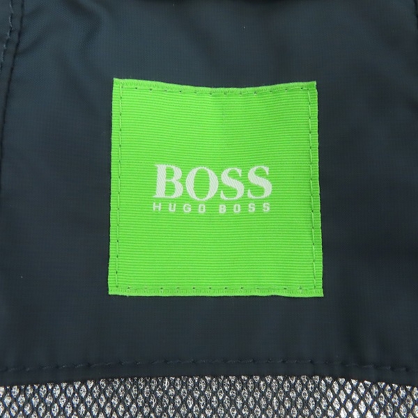 実際に弊社で買取させて頂いたHUGO BOSS/ヒューゴ・ボス フードジャケット/ダークネイビー/XLの画像 3枚目