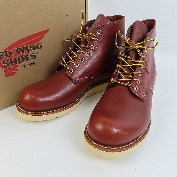 実際に弊社で買取させて頂いたREDWING/レッドウィング プレーントゥブーツ 茶 9105 /US9